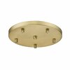 Z-Lite Multi Point Canopy Ceiling Plate, 5-Light, 12 In.W x 1.5 In.H, Modern Gold CP1205R-MGLD